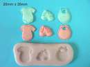 Baby Bib and Romper Silicone Mould